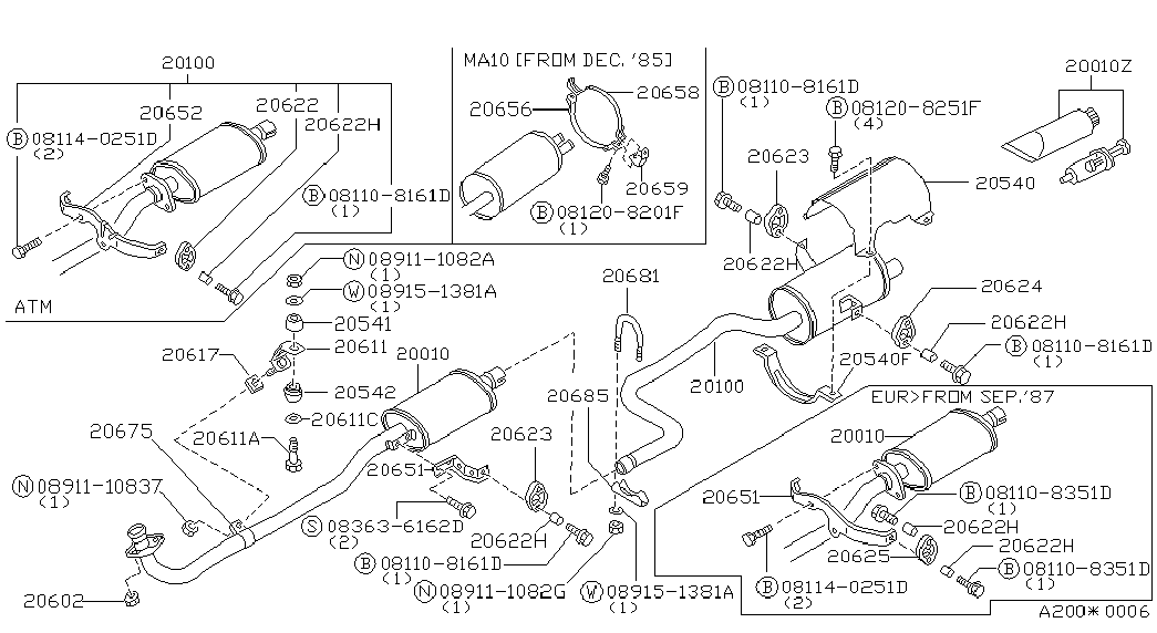 TOYOTA 20650D0101 - Bukse, Stabilizators ps1.lv