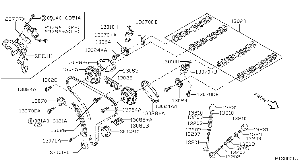 NISSAN 13207-3Z000 - Blīvgredzens, Vārsta kāts ps1.lv