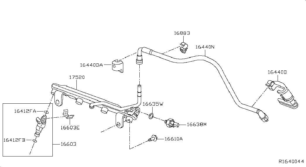 NISSAN 16618-5L300 - Blīvgredzens, Iesmidzināšanas sprausla ps1.lv