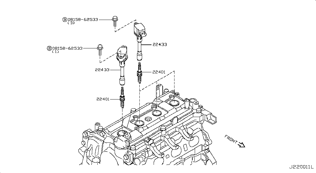 RENAULT 2240 1JD 01B - Aizdedzes svece ps1.lv