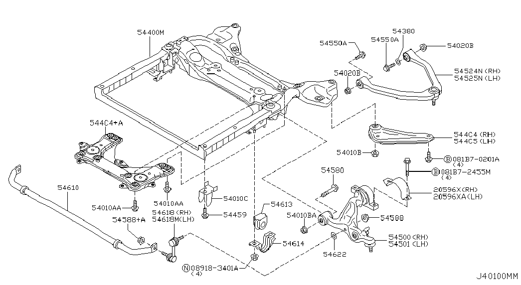 NISSAN 54525EG000 - Neatkarīgās balstiekārtas svira, Riteņa piekare ps1.lv