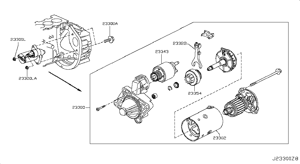 RENAULT 23 30 0JG 70A - Starteris ps1.lv