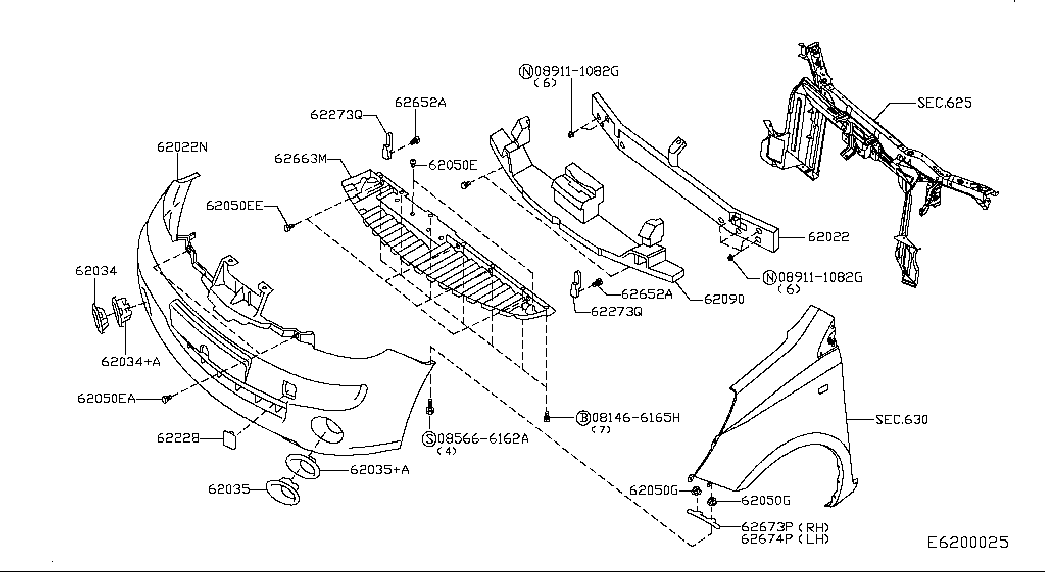 NISSAN 01553-09611 - Šķeltkniede ps1.lv