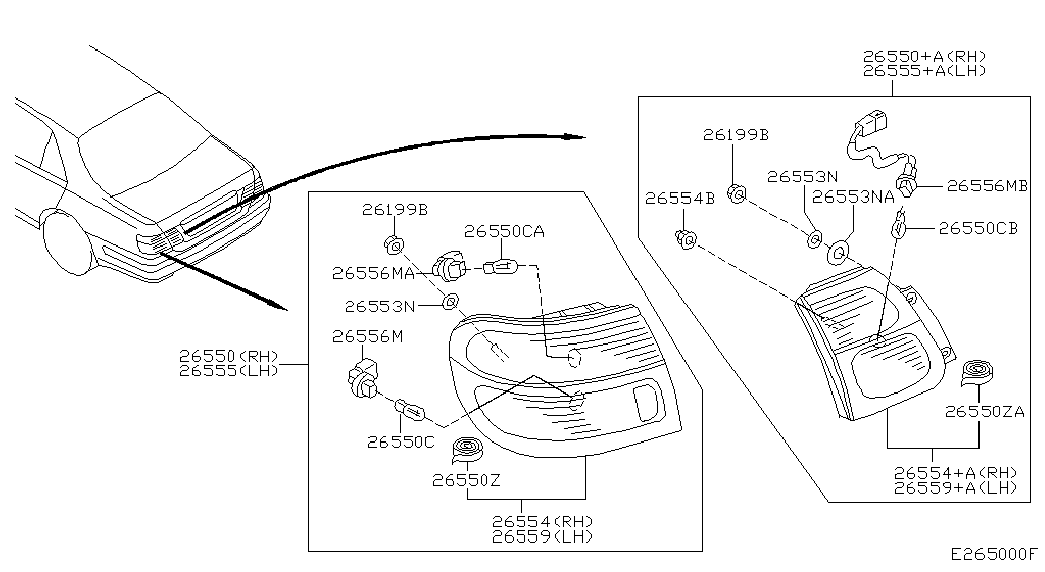 NISSAN 2626189941 - Kvēlspuldze, Dienas gaismas lukturis ps1.lv