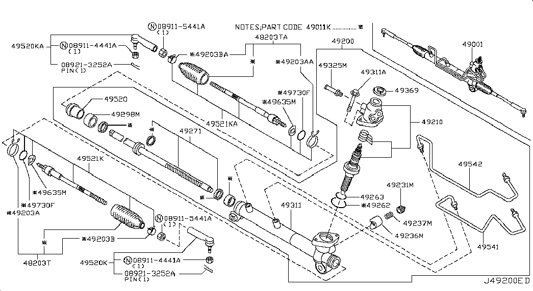 NISSAN 48521-8H328 - Aksiālais šarnīrs, Stūres šķērsstiepnis ps1.lv