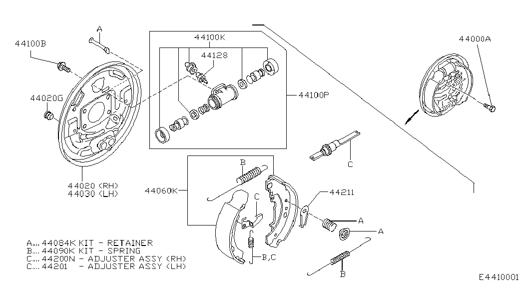 NISSAN 44100-5F625 - Remkomplekts, Riteņa bremžu cilindrs ps1.lv