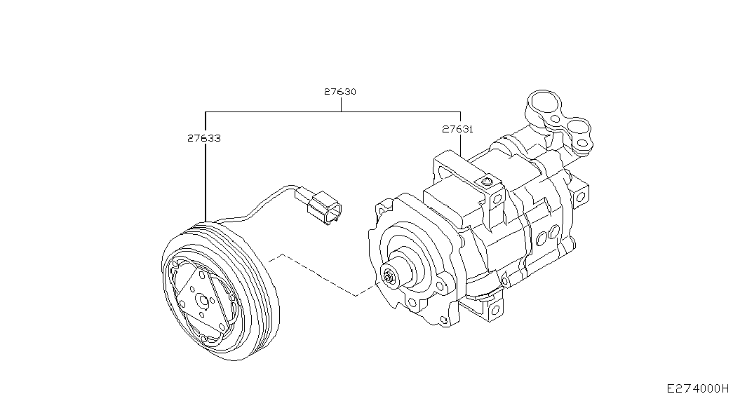 NISSAN 92600-AX80B - Kompresors, Gaisa kond. sistēma ps1.lv