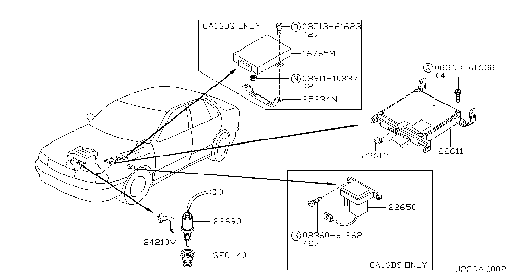 Datsun 22690-76J00 - Lambda zonde ps1.lv