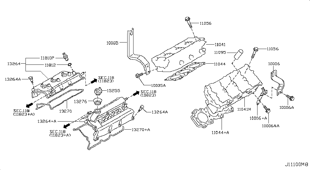 Infiniti 11044-CD000 - Blīve, Motora bloka galva ps1.lv