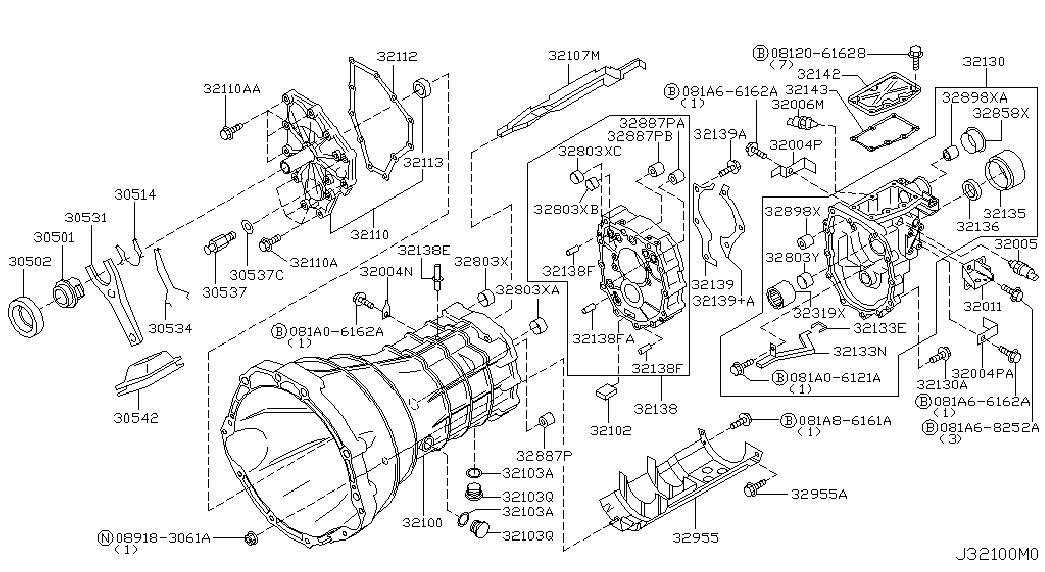 Infiniti 3050269F10 - BEARING-CLUTCH RELEASE ps1.lv