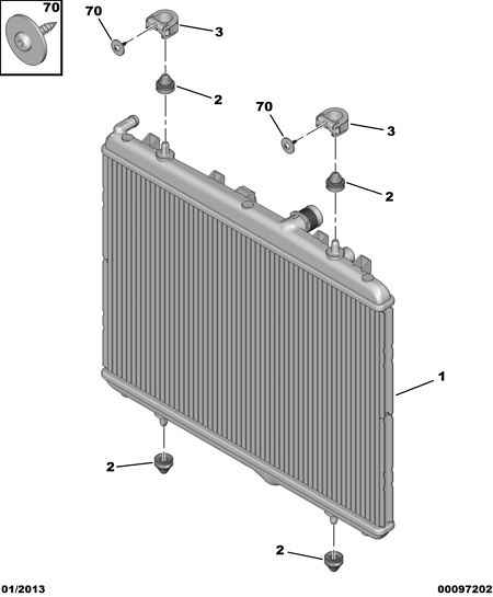 PEUGEOT 1330.P9 - Radiators, Motora dzesēšanas sistēma ps1.lv