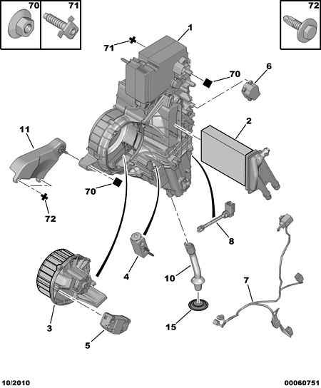 PEUGEOT 6441 CE - Rezistors, Salona ventilators ps1.lv