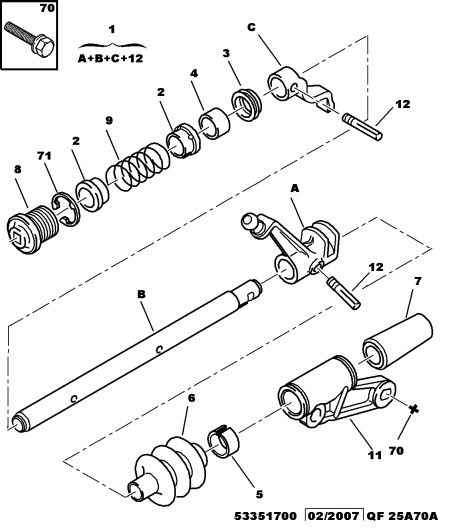 CITROËN 2515 23 - Vārpstas blīvgredzens, Mehāniskā pārnesumkārba ps1.lv