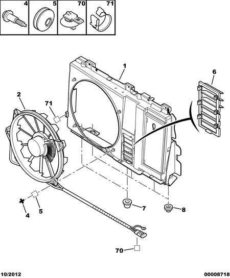 PEUGEOT 1253.E4 - Ventilators, Motora dzesēšanas sistēma ps1.lv