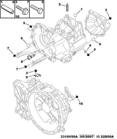 PEUGEOT 2241 14 - MANUAL GEARBOX SLING HOOK ps1.lv