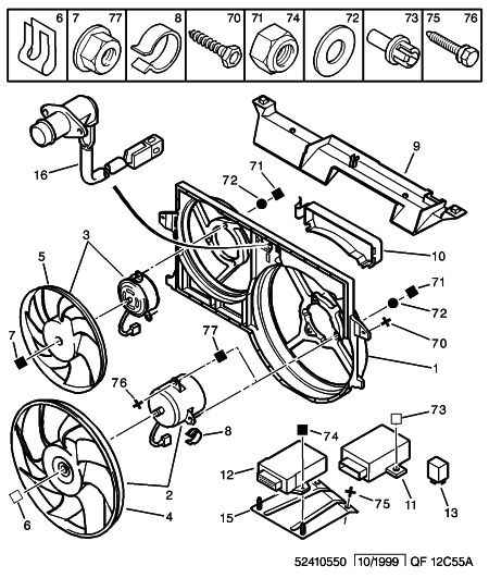 PEUGEOT 1254 71 - Ventilators, Motora dzesēšanas sistēma ps1.lv