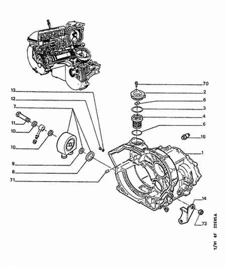 PEUGEOT 2207 79 - AGB GEARBOX COVER ps1.lv