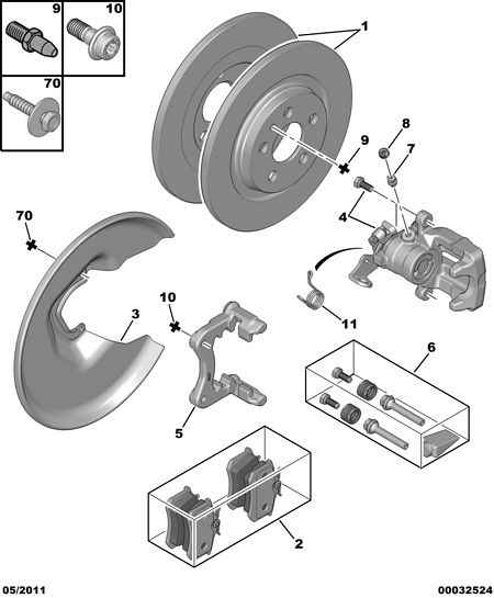 CITROËN/PEUGEOT 4439.29 - SET COLUMN SCREW ps1.lv