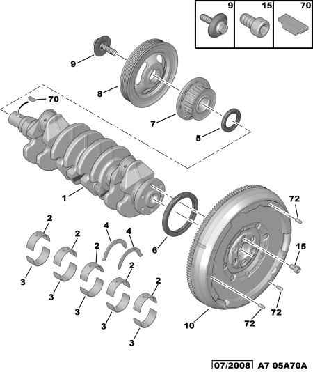 FIAT 0515.T3 - Piedziņas skriemelis, Kloķvārpsta ps1.lv