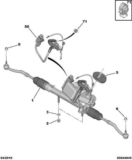 WONGA 4001 43 - STEERING GEAR ASSY ps1.lv