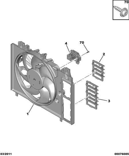 PEUGEOT 1267 J6 - Rezistors, Salona ventilators ps1.lv