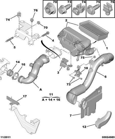 Peugeot Motorcycles 1444 EQ - Gaisa filtrs ps1.lv