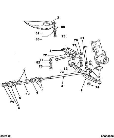 Opel 3 52 041 - Neatkarīgās balstiekārtas svira, Riteņa piekare ps1.lv