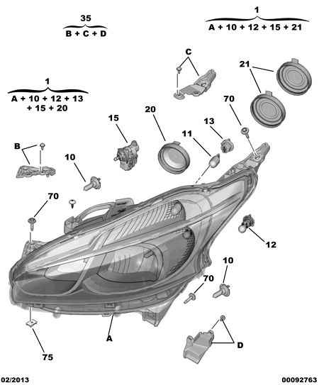 RENAULT 16 079 728 80 - Regulējošais elements, Lukturu augstuma regulēšana ps1.lv