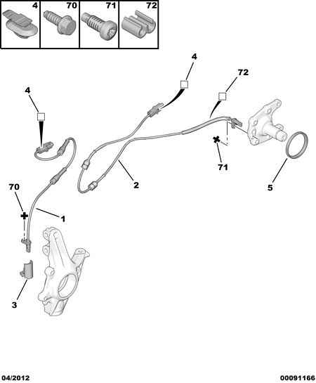 Vauxhall 98 050 660 80 - WHEEL ABR SENSOR ps1.lv