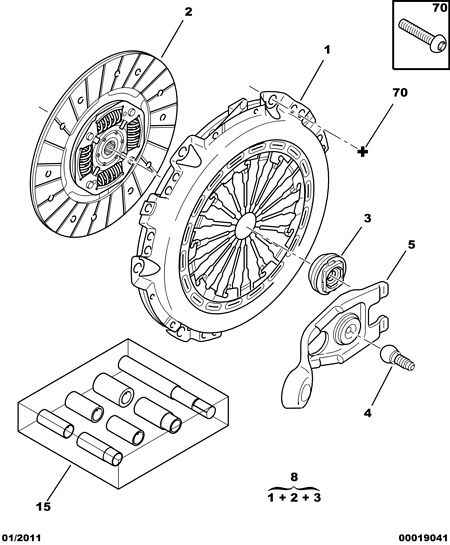 Talbot 2052.E0 - Sajūga komplekts ps1.lv