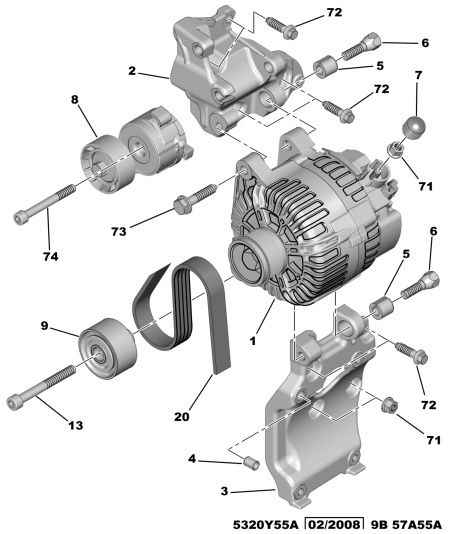 PEUGEOT 5751.F4 - Parazīt / Vadrullītis, Ķīļrievu siksna ps1.lv