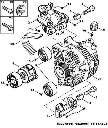 Opel 5751 F3 - Ķīļrievu siksnu komplekts ps1.lv