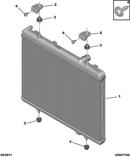 PEUGEOT 1330 K0 - Radiators, Motora dzesēšanas sistēma ps1.lv