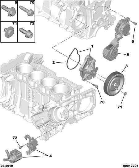 PEUGEOT (DF-PSA) V7 629 423 80 - Papildus ūdenssūknis ps1.lv