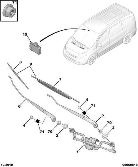 PEUGEOT 6405 GE - Stiklu tīrīšanas sistēma ps1.lv