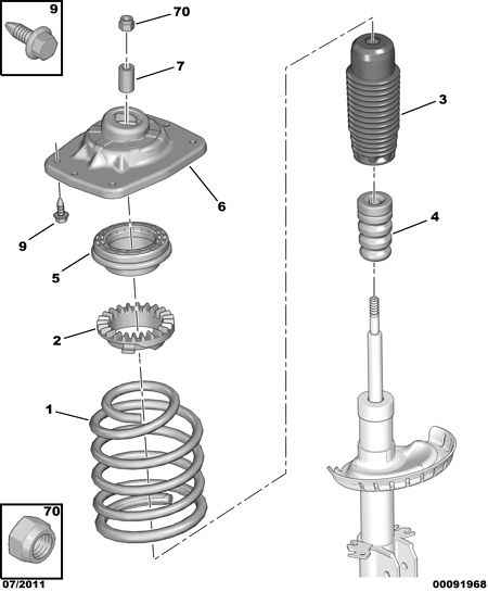 Lancia 5033.A5 - FRONT SUSPENSION REBOUND STOP ps1.lv