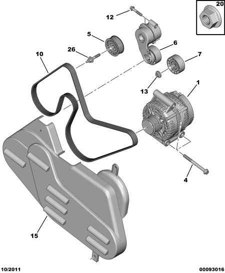 FIAT 96 749 875 80 - Ģenerators ps1.lv