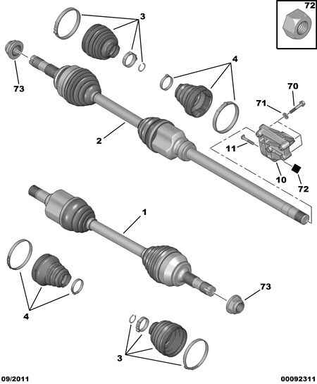 KÖGEL 16 085 055 80 - 'Tripod' šarnīrs, Piedziņas vārpsta ps1.lv