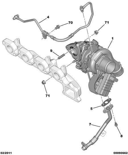 PEUGEOT 98 024 466 80 - Kompresors, Turbopūte ps1.lv