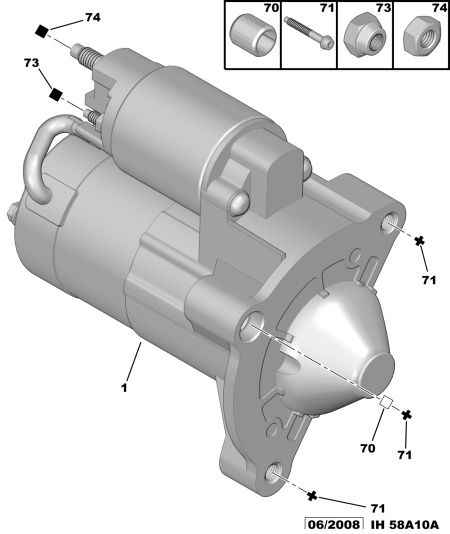 Piaggio 5802.CY - Starteris ps1.lv