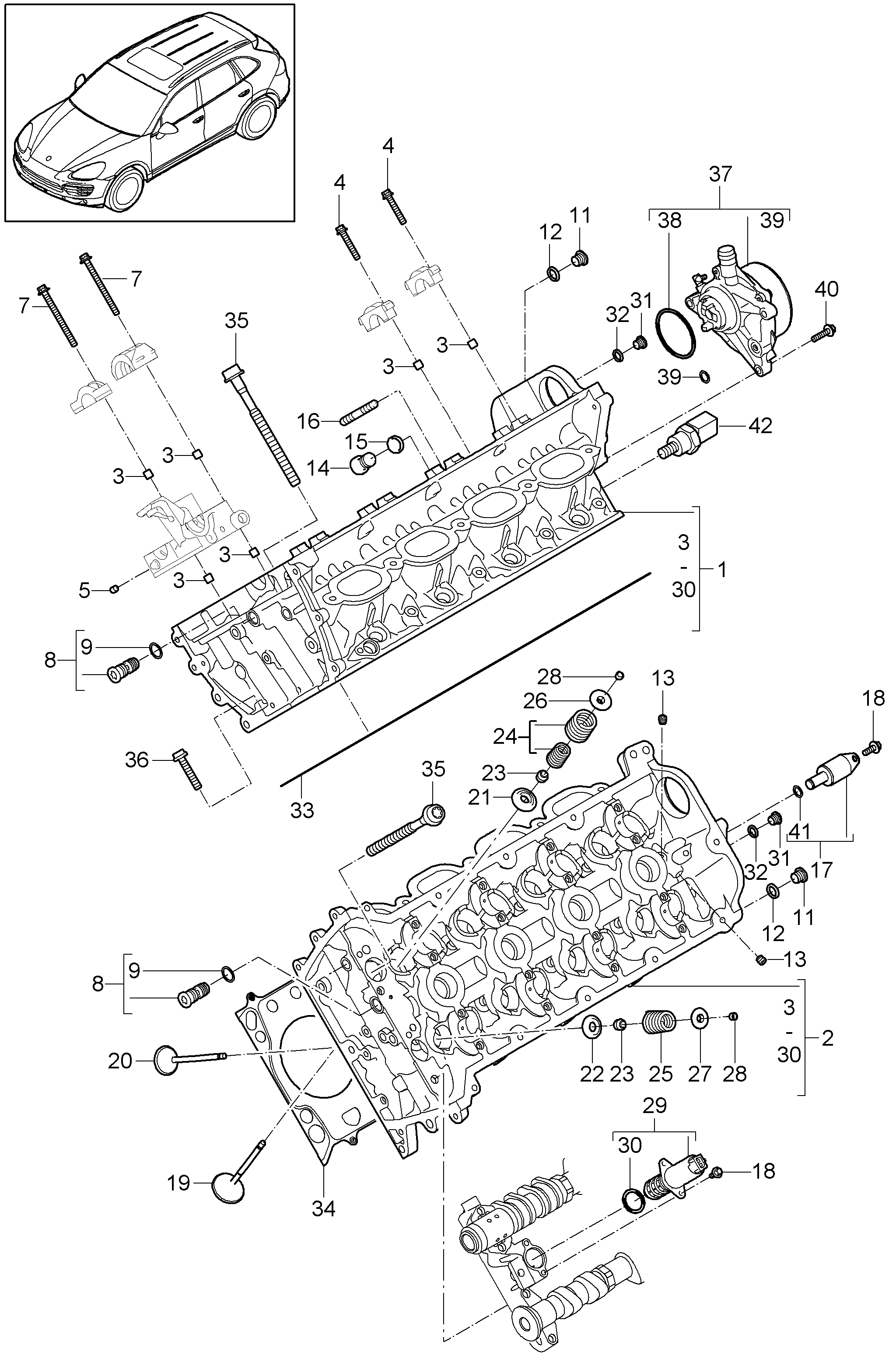 Porsche 99970158240 - Blīve, Ieplūdes kolektors ps1.lv