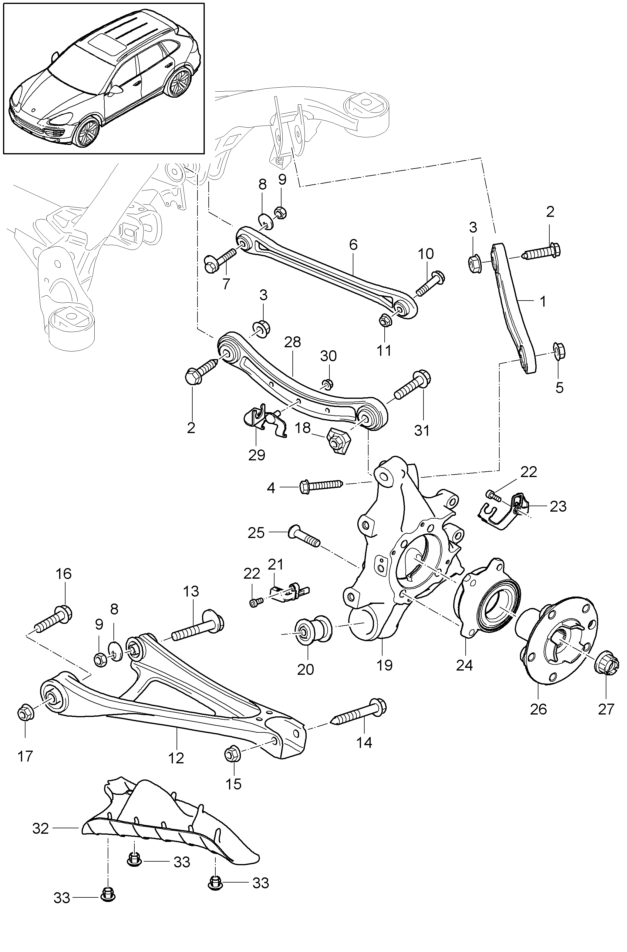 Porsche 955 341 588 10 - Piekare, Šķērssvira ps1.lv