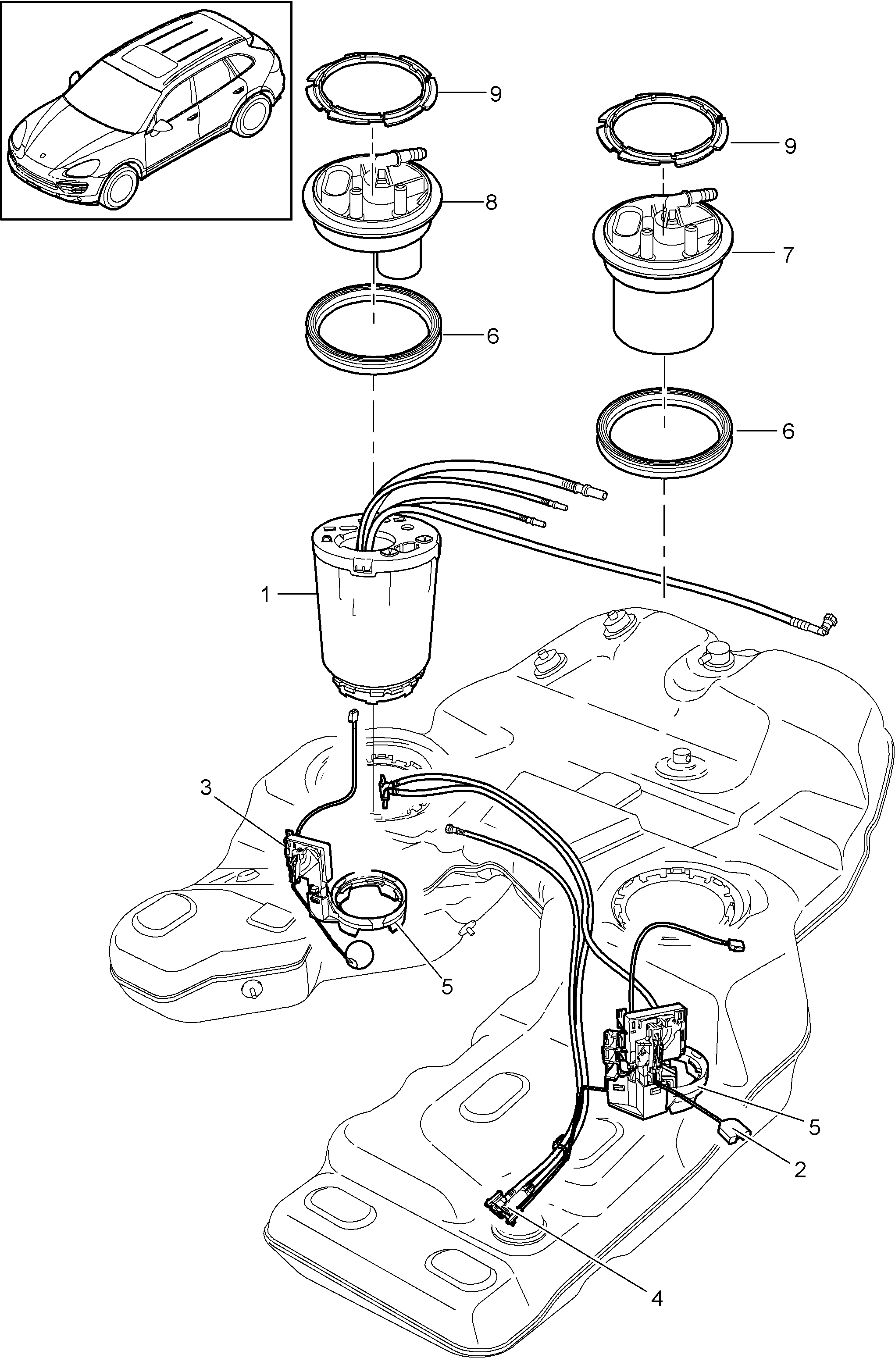 VAG 95862013200 - Degvielas sūkņa modulis ps1.lv