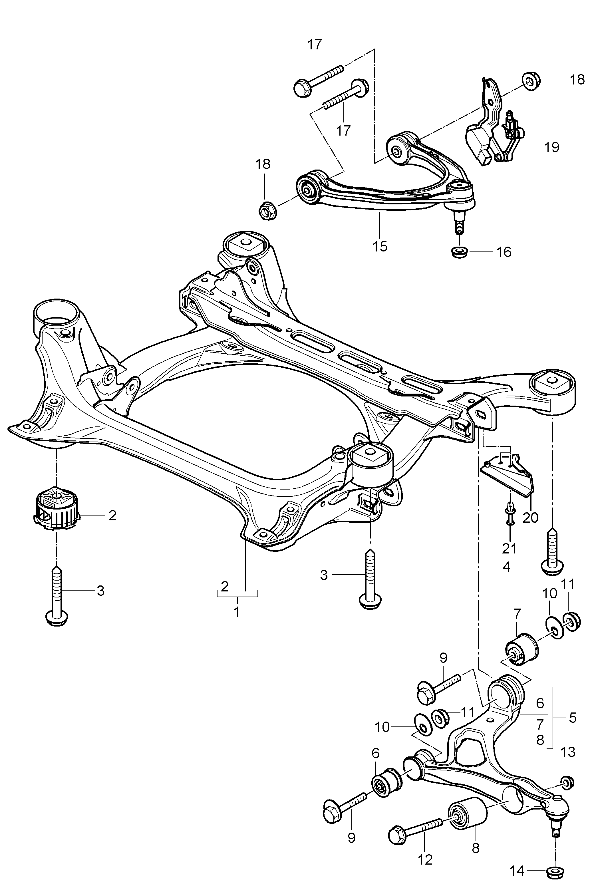 Porsche 955 343 243 01 - Piekare, Šķērssvira ps1.lv