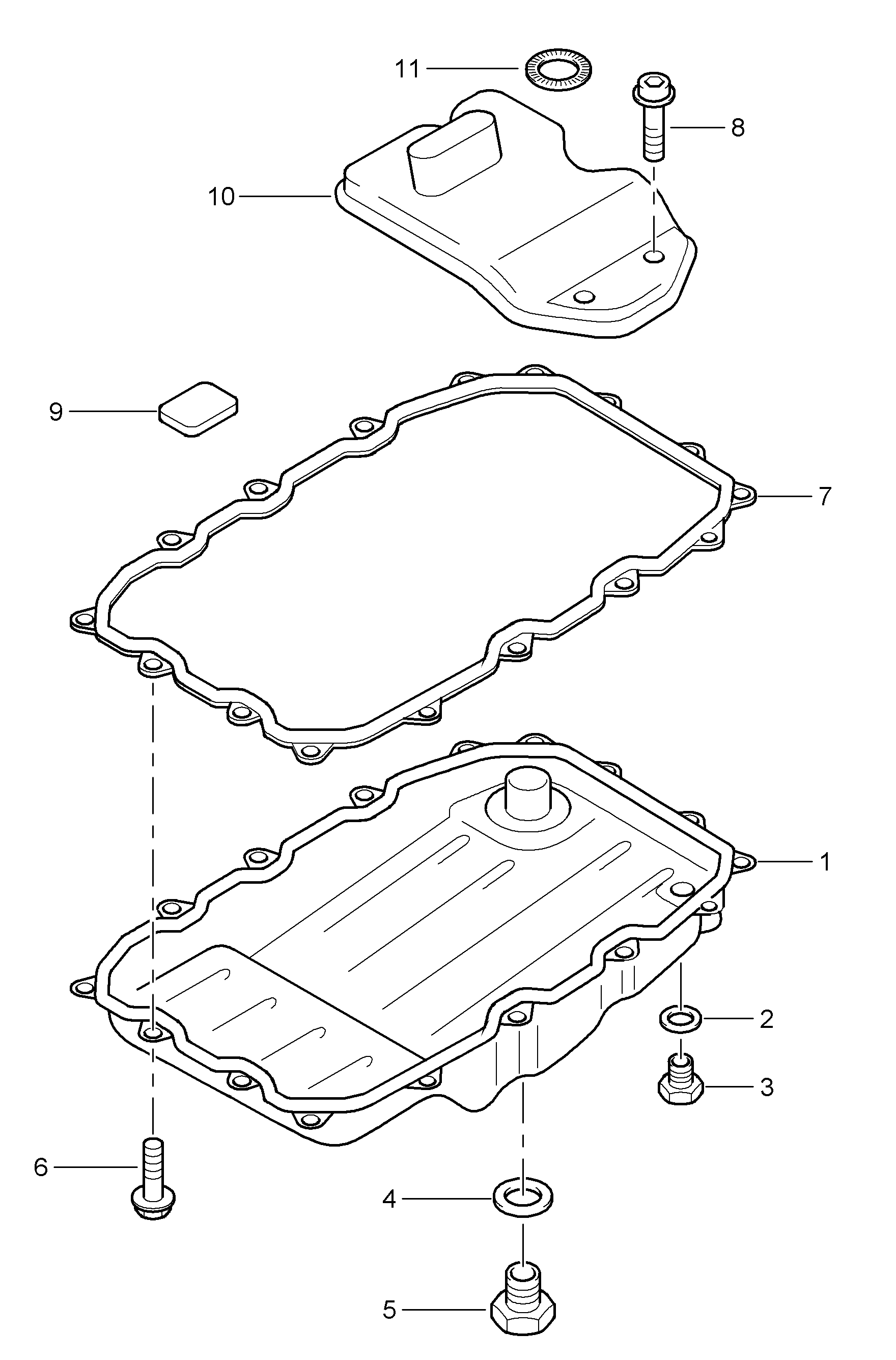 VAG 955 307 403 01 - Hidrofiltrs, Automātiskā pārnesumkārba ps1.lv