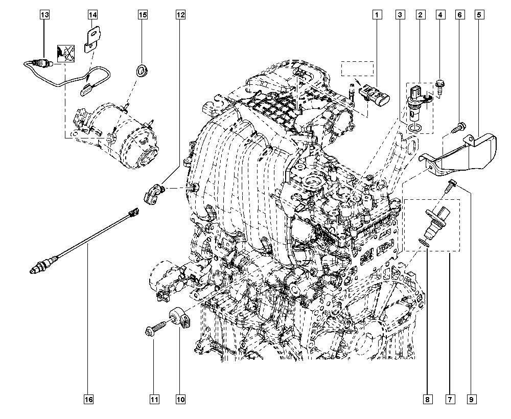 RENAULT 22 69 348 03R - Lambda zonde ps1.lv