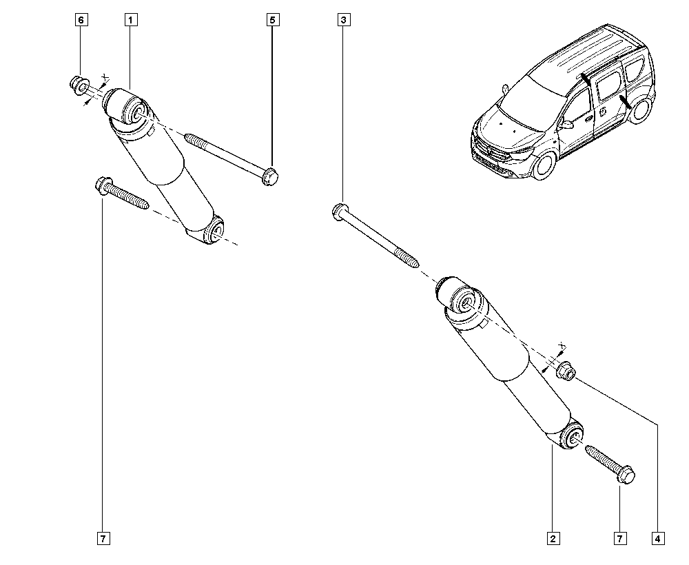 RENAULT 56 21 024 64R - Amortizators ps1.lv