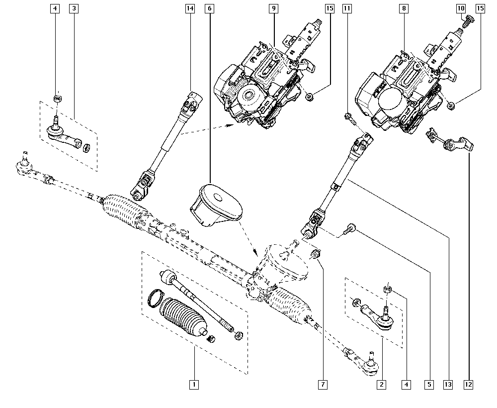 RENAULT TRUCKS 7701 475 842 - Stūres šķērsstiepņa uzgalis ps1.lv