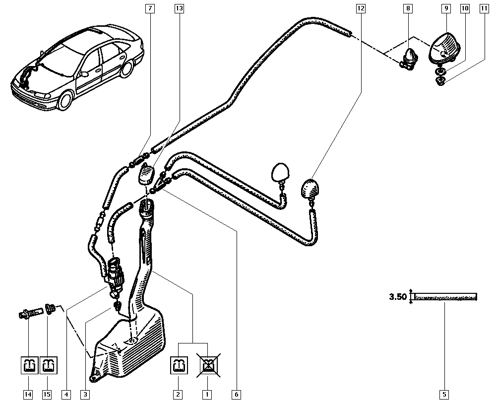 RENAULT TRUCKS 7700430702 - Ūdenssūknis, Stiklu tīrīšanas sistēma ps1.lv