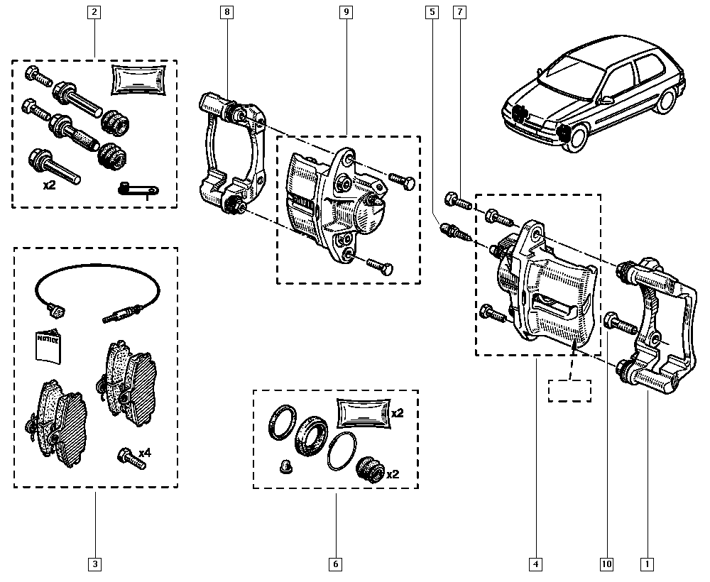 NISSAN 7711 130 071 - Bremžu uzliku kompl., Disku bremzes ps1.lv